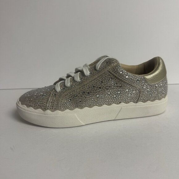 Anne Klein Womens Champion Sneaker Metallic Size 9 M - Picture 1 of 6